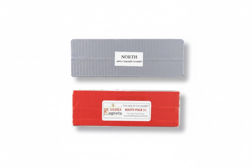 Biomagnetic pair therapy magnets — ceramic ferrite north & south pair (imanes par biomagnético)