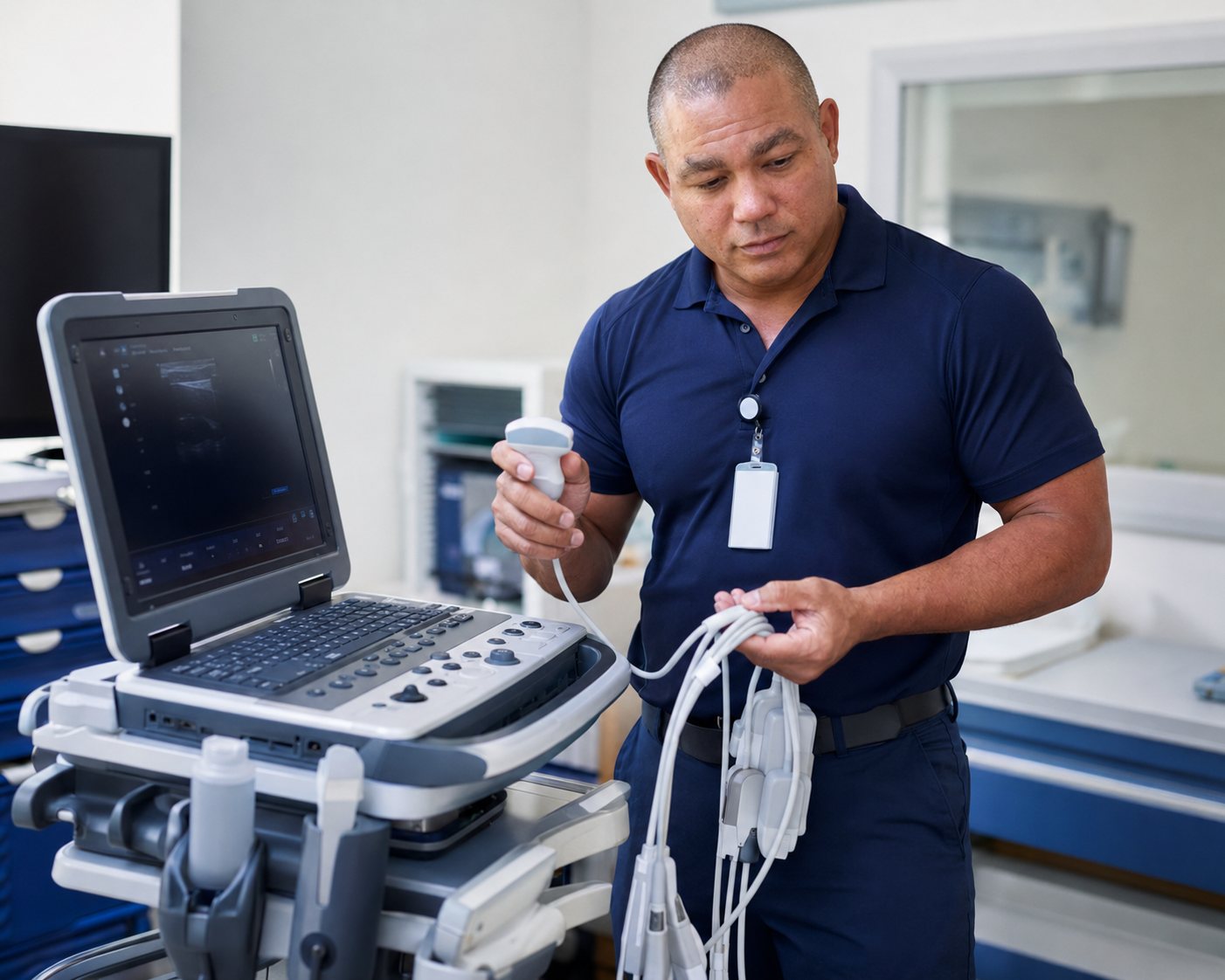 BiomedRx technician performing index. to protect patient safety